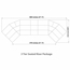 Staging 101 3-Tier Seated Riser System - 47' Long (fits 66 Chairs) - SWSHSWS-3SR