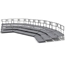 Staging 101 4-Tier Seated Riser System - 49' Long (fits 86 Chairs) - SWSSWS-4SR