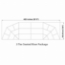 Staging 101 3-Tier Seated Riser System - 39' Long (fits 48 Chairs) - WWSSWW-3SR