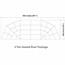 Staging 101 4-Tier Seated Riser System - 46' Long (fits 76 Chairs) - WWSSWW-4SR
