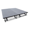 Staging 101 8'x8' Portable Stage, 16"-24" Adjustable Height 8x8x16, 8x8x24, 8 x 8, 64 sqft, 64 square foot stage, dual height, adjustable height