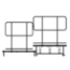 Staging 101 Side Guard Rail Package for 2-Tier Seated Risers - S2SGRAIL