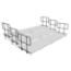 Staging 101 Side Guard Rail Package for 3-Tier Seated Risers - S3SGRAIL