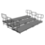 Staging 101 Side Guard Rail Package for 3-Tier Seated Risers - S3SGRAIL