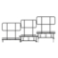 Staging 101 Side Guard Rail Package for 3-Tier Seated Risers - S3SGRAIL
