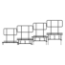 Staging 101 Side Guard Rail Package for 4-Tier Seated Risers - S4SGRAIL
