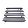 Staging 101 4-Tier Straight Standing Choral Risers choral risers, chorus risers, choir risers, standing risers, school risers