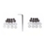 Staging 101 Replacement Fixed Casters for Storage Trolleys (2-pack) - SCAST