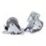 Staging 101 Replacement Swivel Casters with Brakes for Storage Trolleys (2-pack) - SCASTB