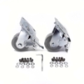 Staging 101 Replacement Swivel Casters with Brakes for Storage Trolleys (2-pack)