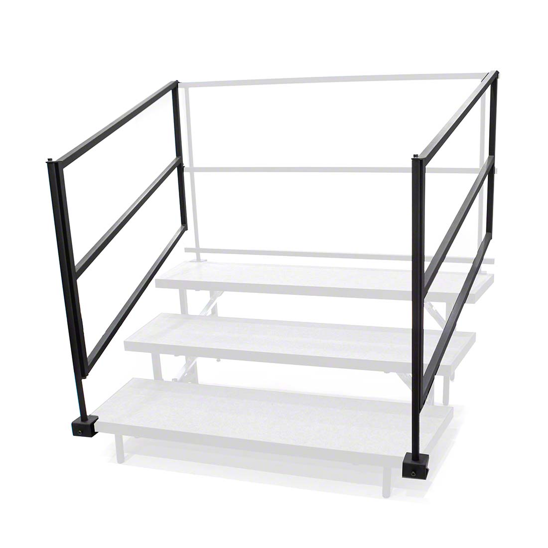 Staging 101 SCRSGRD Side Guard Rail for Choral Riser | StageDrop