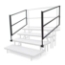 Staging 101 Side Guard Rail for Tiered Choral Risers (2-pack) - SCRSGRD