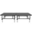 Staging 101 4'x8' Portable Stage with Wheels, 24"-32" High (4'x4' Units) - SDS44-3232