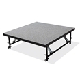 Staging 101 4'x4' Stage Panel with Wheels, 16"-24" High
