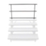 Staging 101 Rear 6' Guard Rail for Wedged 4-Tier Choral Risers (32" high) - SWCR32GR