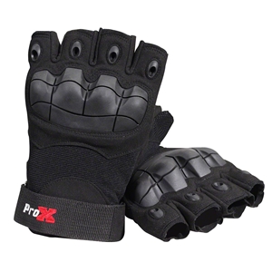 ProX X-GRIPZ Hard Knuckle Fingerless Gloves - For Truss and Stage Performance DT-IRON FIT, GT-GRIP FIT, global truss, euro truss, eurotruss, dura truss, duratruss, gloves for stage rigging