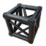 ProX F34 Square Truss 6-Way Matte Black Junction Block with 16 Half Conical Couplers - PRX-XT-JB6W-4W-BLK