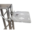 ProX Aluminum Truss Shelf with Dual O-Style Pro Clamps - PRX-XT-SHELFMK2