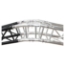 ProX F34 Square Truss 2-Way 12-Degree Angle Connector - PRX-XT-SQ12D