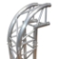 ProX F34 Square Truss 2-Way 90 Degree Vertical Rounded Corner Junction - PRX-XT-SQ164-2W90-RC