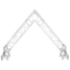 ProX F34 Square Truss Center Pivot Hinge Horizontal Variable Corner Articulating Block - PRX-XT-SQPVT