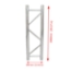 ProX F32 I-Beam Truss Straight Segment - 1 Meter - PRX-XT-F32-328