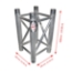 ProX F34 Square Box Truss Straight Segment - 0.5 Meter - PRX-XT-SQ164