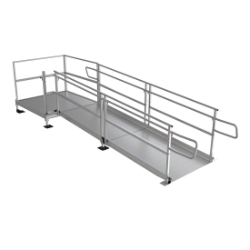 EZ-Access Pathway HD Solo Aluminum Ramp with Two-Line Handrails EZA-PHD-TL building ramp, wheelchair ramp, modular ramp, ada ramp, ada, ibs, osha, PHD S0648TL, PHD S0848TL, PHD S1048TL, PHD S1248TL, PHD S1448TL, PHD S1648TL, PHD S1848TL, PHD S2048TL, PHD S2248TL, PHD S2448TL, PHD S2648TL, PHD S2848TL, PHD S3048TL, PHD S3248TL, PHD S3448TL, PHD S3648TL