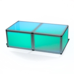 ProX Lumo Stage 2'x4' Acrylic Stage w/Optional Lights, 16