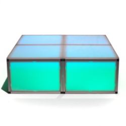 ProX Lumo Stage 4'x4' Acrylic Stage w/Optional Lights, 16