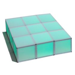 ProX Lumo Stage 6'x6' Acrylic Stage w/Optional Lights, 24