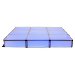 ProX Lumo Stage 6'x6' Acrylic Stage w/Optional Lights, 8