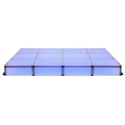 ProX Lumo Stage 6'x8' Acrylic Stage w/Optional Lights, 8