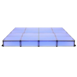 ProX Lumo Stage 8'x8' Acrylic Stage w/Optional Lights, 8