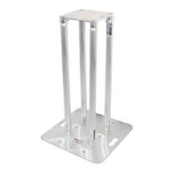 ProX 1m F31 Single Tube Truss Totem Package (Set of 2) with White Cover PRX-XT-S4X328TOTEMX2 global truss GLO TOTEM 1.0, trussing totems, trussing towers, ProX Direct, square truss, 1m truss