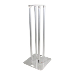ProX 1.5m F31 Single Tube Truss Totem Package (Set of 2) with White Cover PRX-XT-S4X492TOTEMX2 global truss GLO TOTEM 1.5, trussing totems, trussing towers, ProX Direct, square truss, 1.5m truss