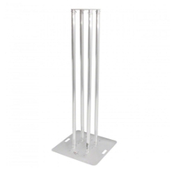 ProX 2m F31 Single Tube Truss Totem Package (Set of 2) with White Cover PRX-XT-S4X656TOTEMX2 global truss GLO TOTEM 2.0, trussing totems, trussing towers, ProX Direct, square truss, 2m truss