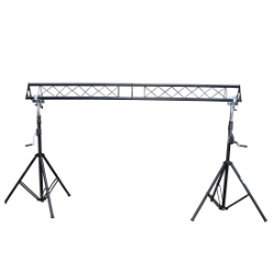 ProX Triangle Truss With Adjustable Portable Crank Lighting Stands, 15' Width x 10' Height PRX-T-LS35C ProX Direct, ProX, dj  lighting, light stand, lighting stand, truss lighting