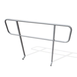 StageQ 4-Foot Stage Guard Rail Pro (MK4) PRX-XSQ-GR4FTPRO MK4 ProX Direct, ProX Stage Q, portable stage, portable staging, StageQ legs, guardrails, 4 ft guardrails