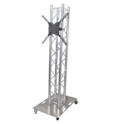 ProX 2m Rolling Totem Package with TV Mount (for up to 80