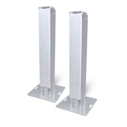ProX K-Truss Light-Duty Square Truss Totem Package with White Scrims, 1m Height PRX-KT-SQ328TOTEMTCX2 trussing totems, trussing towers, ProX Direct, ProX, KTruss, KTruss trussing, lightweight truss, square truss, 1m truss