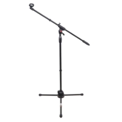 ProX T-MIC09 Pro 6ft Tripod Microphone Stand w/ Boom & Mic Clip PRX-T-MIC09 ProX Direct, ProX, dj gear, music gear, microphone stand with boom, mic stand, tripod mic stand, tripod microphone, pro mic stand, pro microphone stand, 6ft stand