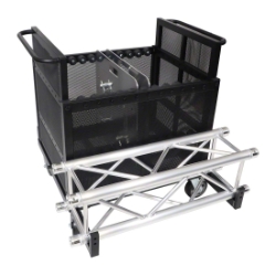 ProX Rolling Dolly Cart for Truss Base Plates and F34 Truss PRX-X-BP8X30-10X24MK2 global truss, euro truss, eurotruss, dura truss, duratruss,