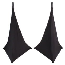 ProX 2-Sided Lycra Cover Scrim for Speaker Tripod or Lighting Stand, 2-Pack PRX-X-SP2SC ProX Direct, ProX, scrims, speaker scrims, lighting stand scrims, tripod scrims, scrim covers
