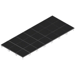 QuickLock Staging 12'x28' Indoor/Outdoor Stage System QLSTAGE1228 12x28, 28x12, portable stage platform, portable staging platform, stage deck, stage panel, quicklock, quicklock staging