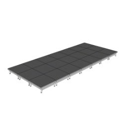 QuickLock Staging 12'x28' Indoor/Outdoor Stage System QLSTAGE1228 12x28, 28x12, portable stage platform, portable staging platform, stage deck, stage panel, quicklock, quicklock staging