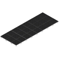 QuickLock Staging 12'x32' Indoor/Outdoor Stage System QLSTAGE1232 12x32, 32x12, portable stage platform, portable staging platform, stage deck, stage panel, quicklock, quicklock staging