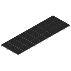 QuickLock Staging 12'x36' Indoor/Outdoor Stage System QLSTAGE1236 12x36, 36x12, portable stage platform, portable staging platform, stage deck, stage panel, quicklock, quicklock staging