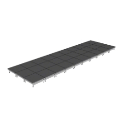 QuickLock Staging 12'x40' Indoor/Outdoor Stage System QLSTAGE1240 12x40, 40x12, portable stage platform, portable staging platform, stage deck, stage panel, quicklock, quicklock staging