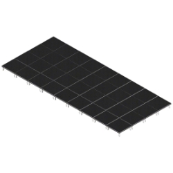 QuickLock Staging 16'x36' Indoor/Outdoor Stage System QLSTAGE1636 16x36, 36x16, portable stage platform, portable staging platform, stage deck, stage panel, quicklock, quicklock staging